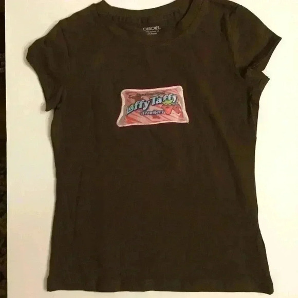 New Cherokee Black Laffy Taffy M &M bundle Set of 2 T-shirts girls M - Picture 5 of 6